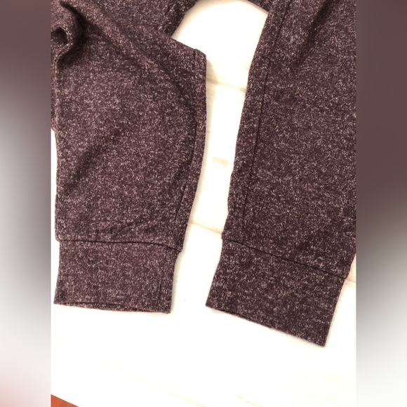 Z by Zella Girl Ella Joggers Drawstring Cozy Purple Nebula Big Girl Size S(7-8) - Picture 13 of 14